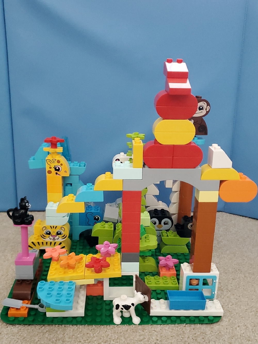 Duplo Lego Colorful Animal Building Blocks Playset - Multicolor